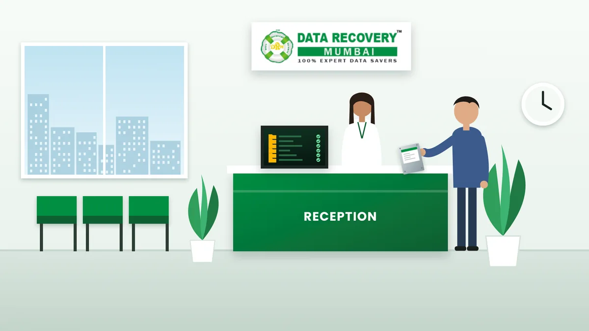 Data Recovery Mumbai office and reception at Lamington Road